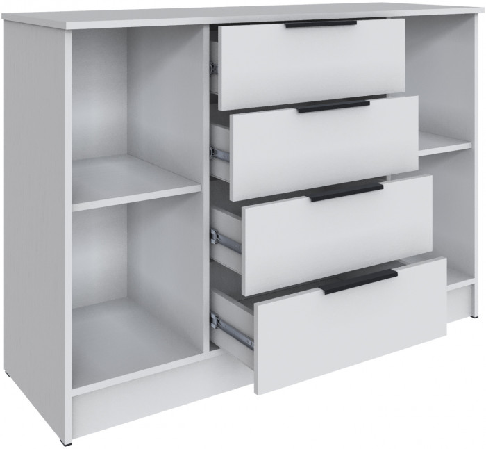 Комод для спальни Мадрид (1,31), Белый