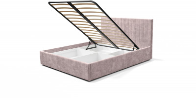 Кровать с подъемным механизмом Хлоя 1,6м, Шарли пинк