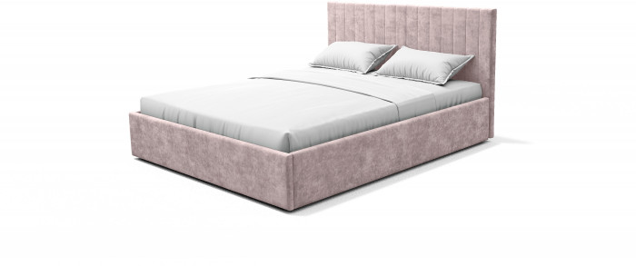 Кровать с подъемным механизмом Хлоя 1,6м, Шарли пинк