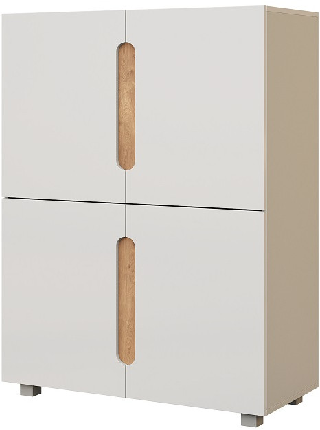 Модульная гостиная комната "Шанталь" - Дуб наварра/Белый