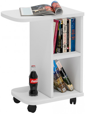 журнальный стол С-МД-СЖ-3, белый шагрень