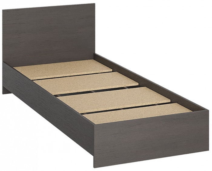 Кровать 80х200 с основанием ДСП Ронда КР-080, венге