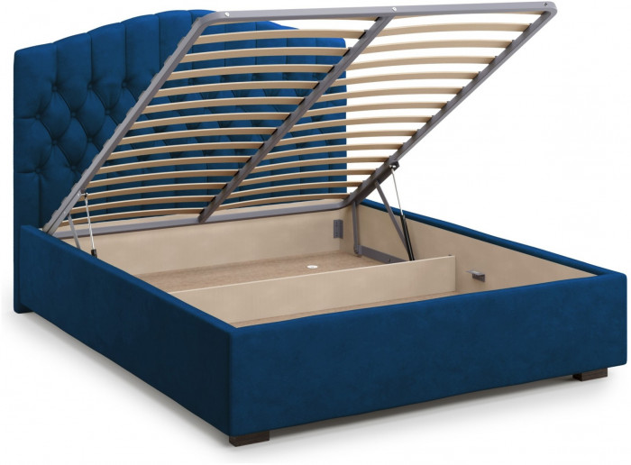 Кровать Lugano 180 с подъемным механизмом, Velutto 26