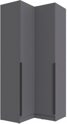 Шкаф угловой Мадрид угол прямой, Графит серый