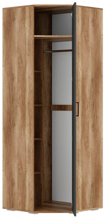 Шкаф угловой "Вегас" ШКУ-01 дуб каньон/графит