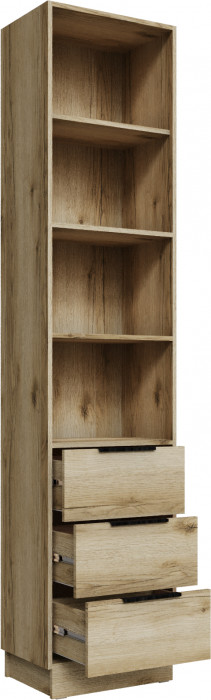 Шкаф Мадрид торцевой (0,35) с 3 ящ., Дуб делано