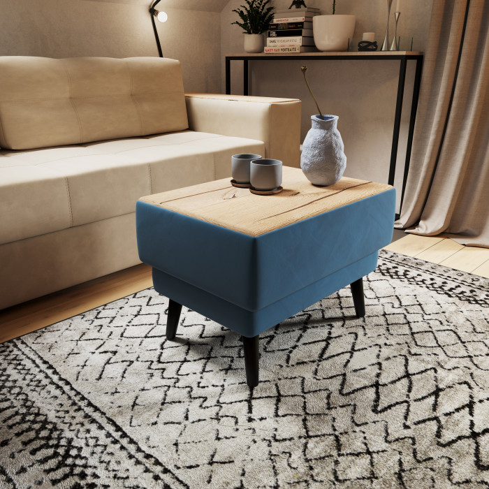 Стол журнальный "Майя", Атлантида/МДФ дуб канадский