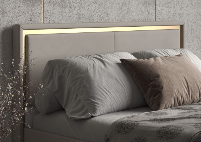 Кровать 160 с ортопед. основанием КР-431-М-16, Микровелюр Zeekr-47