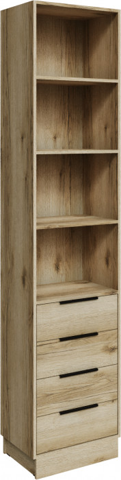 Шкаф Мадрид торцевой (0,35) с 4 ящ, Дуб делано