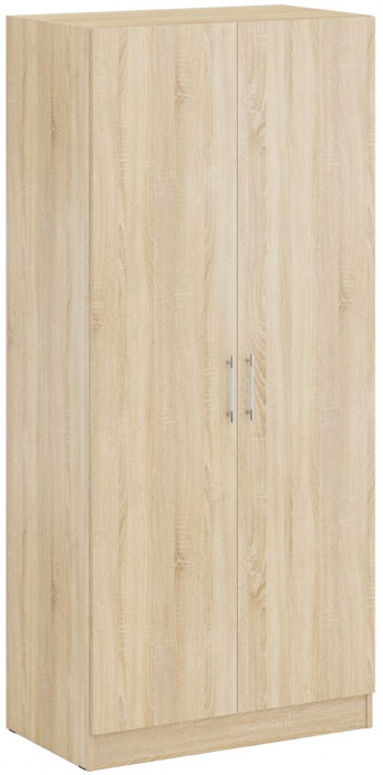 Спальня Стандарт 3-0900, дуб сонома/фасады ТВ тумбы МДФ белый глянец