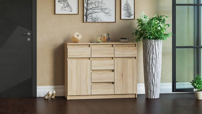 Мори Комод МК1200.4, дуб сонома