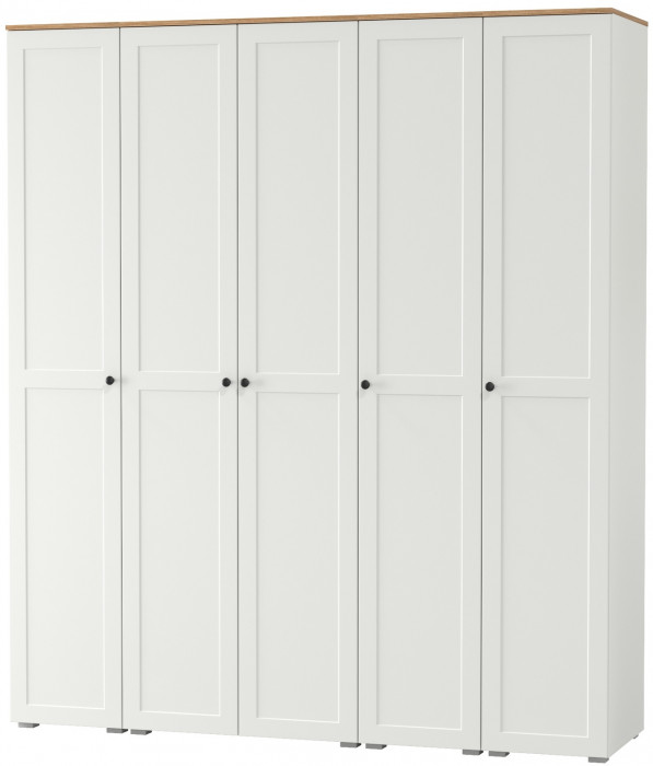 Остин Набор шкафов 03, белый шагрень/дуб крафт золотой