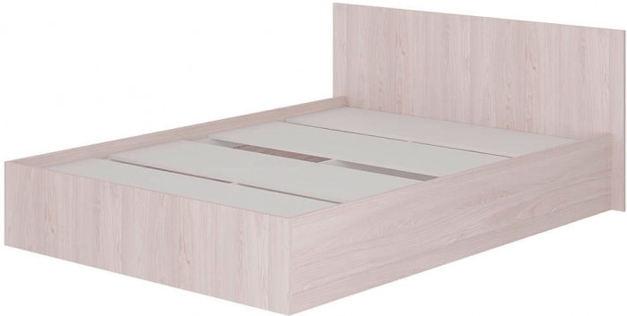 "Белла" кровать 1,6 КР-16 ясень белый