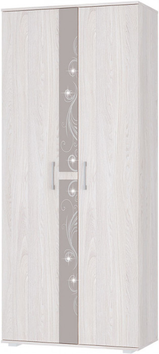 Гостиная "Флоренция" шкаф ясень белый