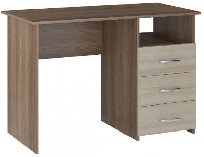 Интел-3 стол компьютерный Ясень Шимо темный / Светлый