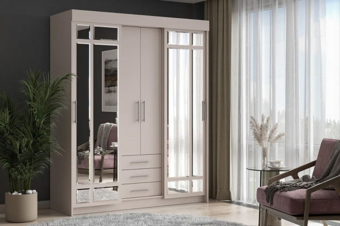 шкаф-купе Фортуна кашемир/кашемир