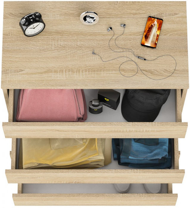 Мори Комод МК800.4, дуб сонома