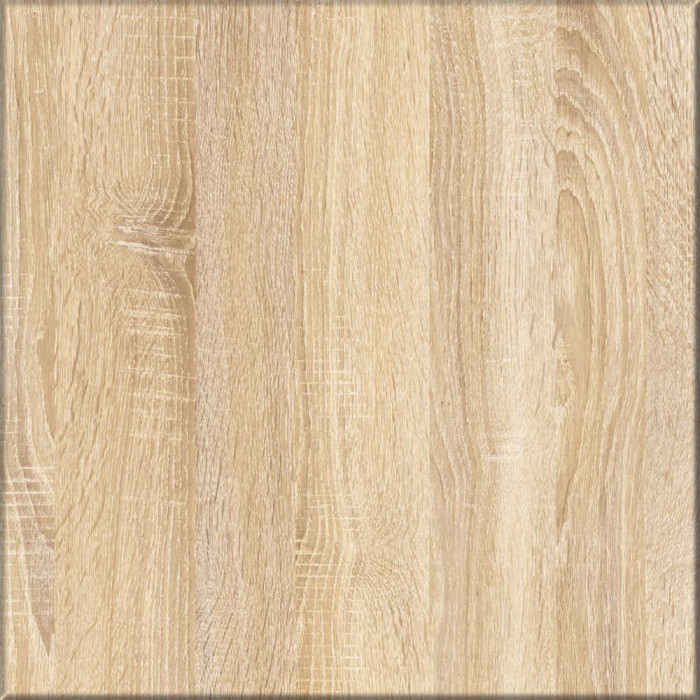 Прихожая П-6 Шкаф, дуб сонома/фасады МДФ белое дерево фрезеровка ромб