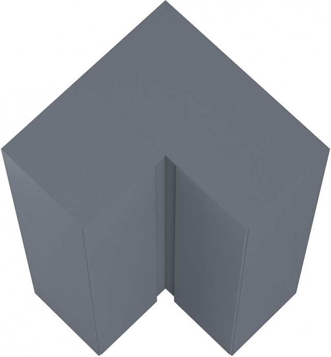 Мори угловой шкаф МШУ960.1, графит