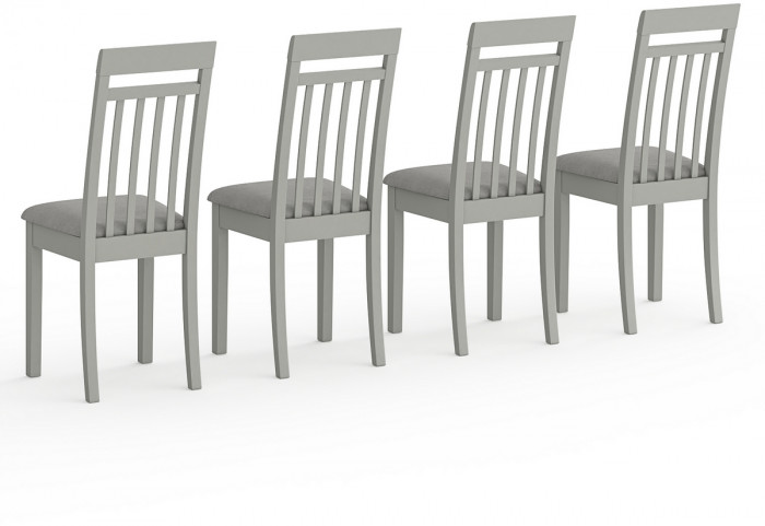 Четыре стула Мебель--24 Гольф-11 разборных, серый