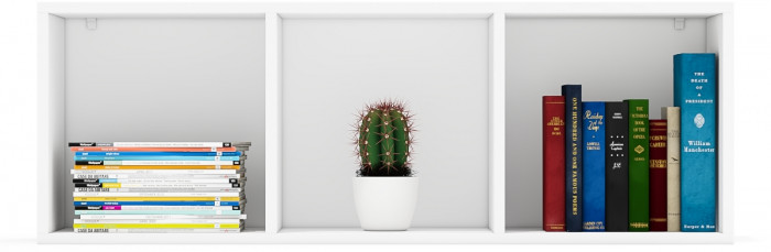 Лидер-8 Модуль Полка, белый шагрень