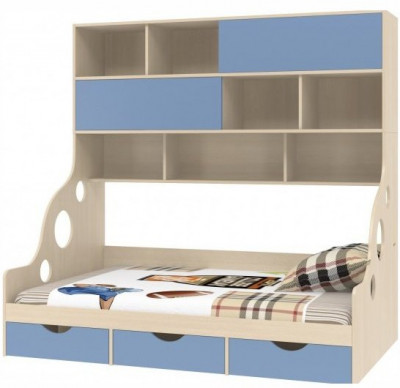Дельта-21.02 Кровать с антресолью 120
