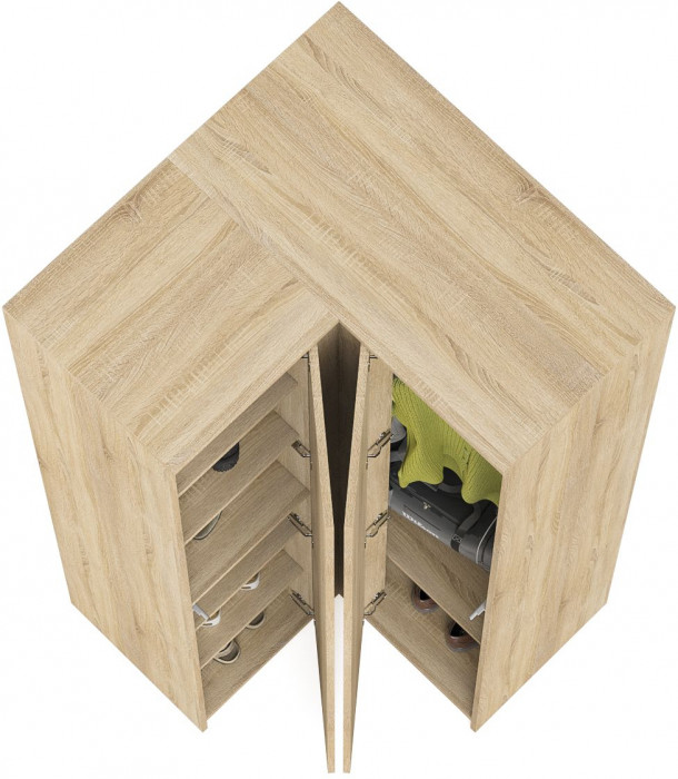 Мори угловой шкаф МШУ960.1, дуб сонома