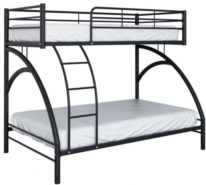 Двухъярусная кровать Виньола-2 (с укороченной лестницей) (Коричневый)