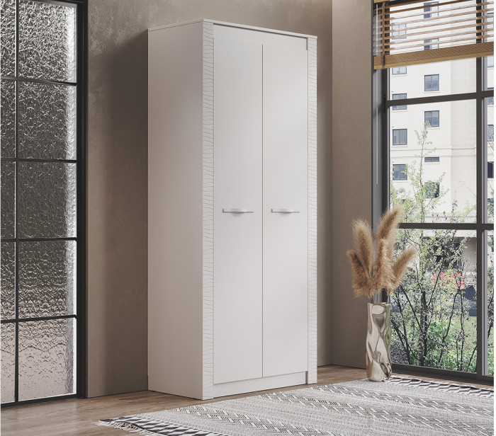 Шкаф двухстворчатый "Монако" ШК-37 кашемир/МФ03