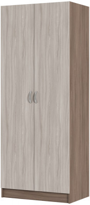 ШК 555 Бася ЛДСП шкаф полки шимо темный/шимо светлый