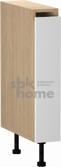 Стол, бутылочница СБ-15, Женева (150*520*870) Дуб Палермо/Белый матовый