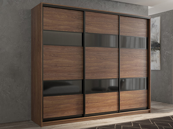 Шкаф-купе Кааппи 7 Морское Дерево Винтаж 180х45х230 см