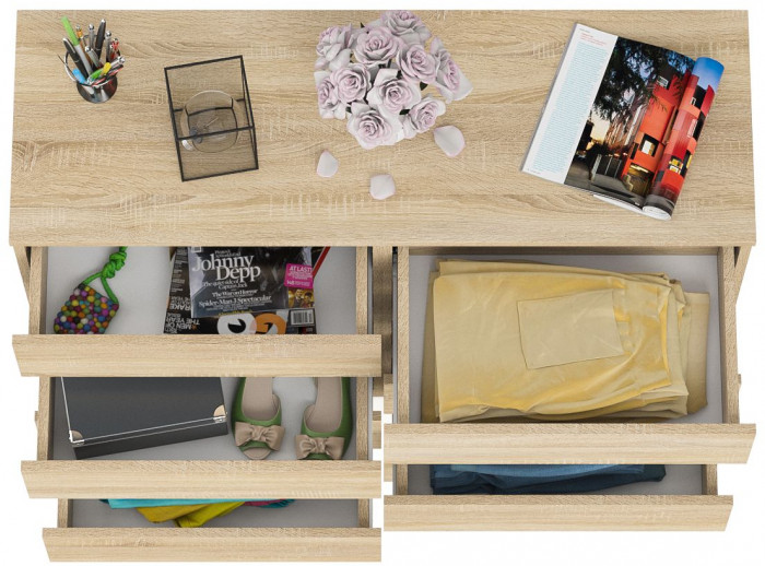 Мори Комод МК1200.8, дуб сонома