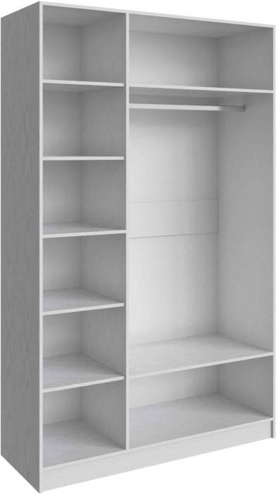 Шкаф Мадрид (1,5) без зеркала 2300*1500*520 белый