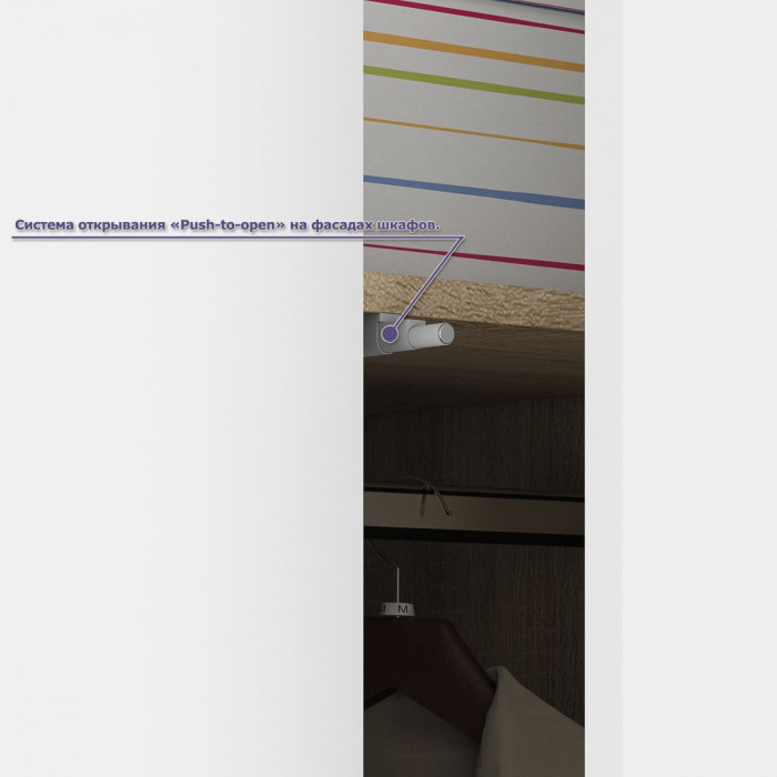 Мори компьютерный стол МС-6 правый + Пенал МШ400.1, дуб сонома/белый