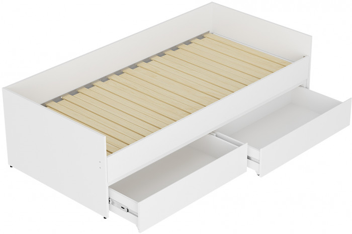 Кровать-трансформер с матрасом-трансформером Симпл КР-51, белый