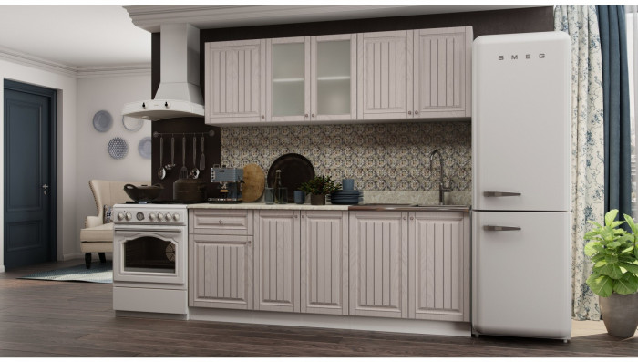 Кухня МДФ Хозяюшка 2000, Фисташка