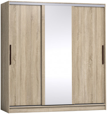Шкаф-купе с зеркалом Strike 2000 Сонома