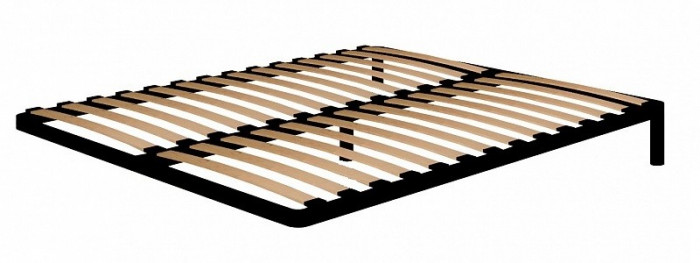 Кровать с ортопедическим основанием (металл) Айрис 306 Люкс 180х200, дуб