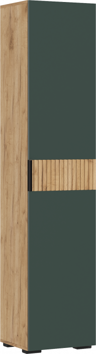 Пенал 400, Дуб крафт/Изумрудный