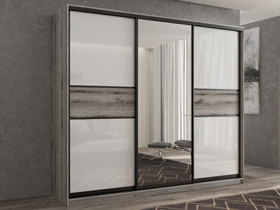 Шкаф-купе Кааппи 10 Эвок Окаменелый 200х45х230 см