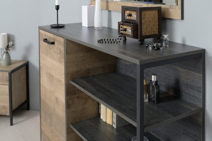 Трувор Гостиная 004, дуб гранж песочный/интра