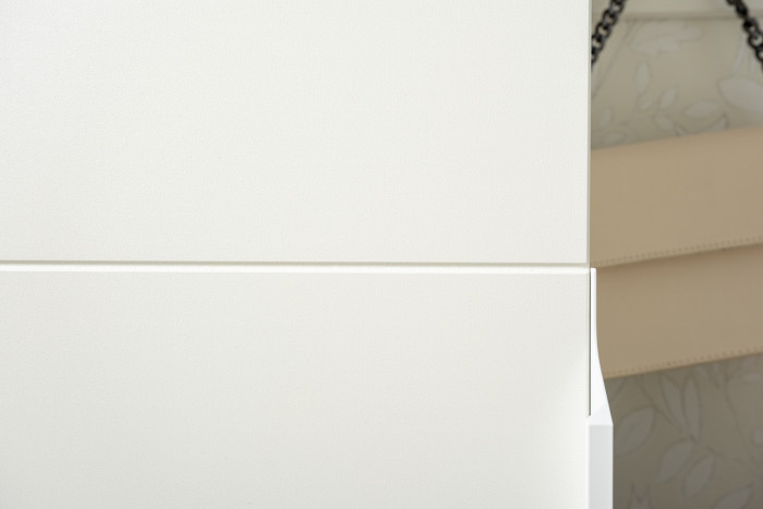 Октава Прихожая 15-123Н, белый шагрень/дуб крафт золотой/фасады МДФ белый шагрень