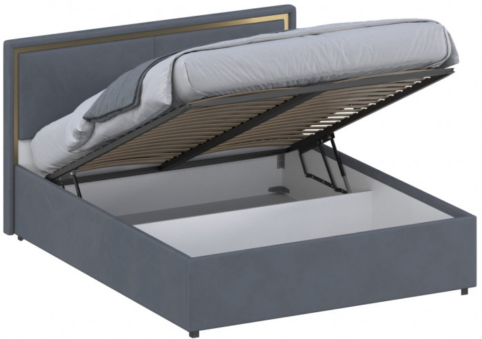 Кровать 140 с подъемным механизмом КРП-431-М-14, Микровелюр Zeekr-87