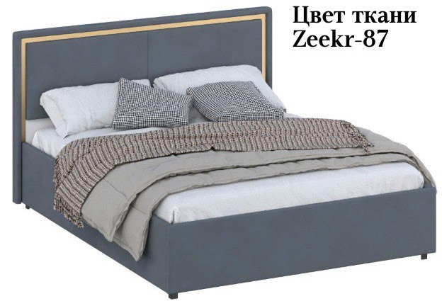 Кровать 140 с подъемным механизмом КРП-431-М-14, Микровелюр Zeekr-87