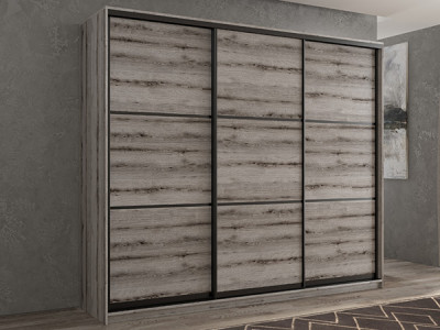 Шкаф-купе Кааппи 4 Эвок Окаменелый 210х45х230 см