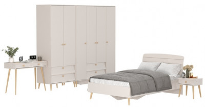 Афина Спальня 40-1200, кашемир серый