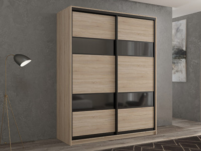 Шкаф-купе Кааппи 7 Сонома Светлый 120х60х230 см