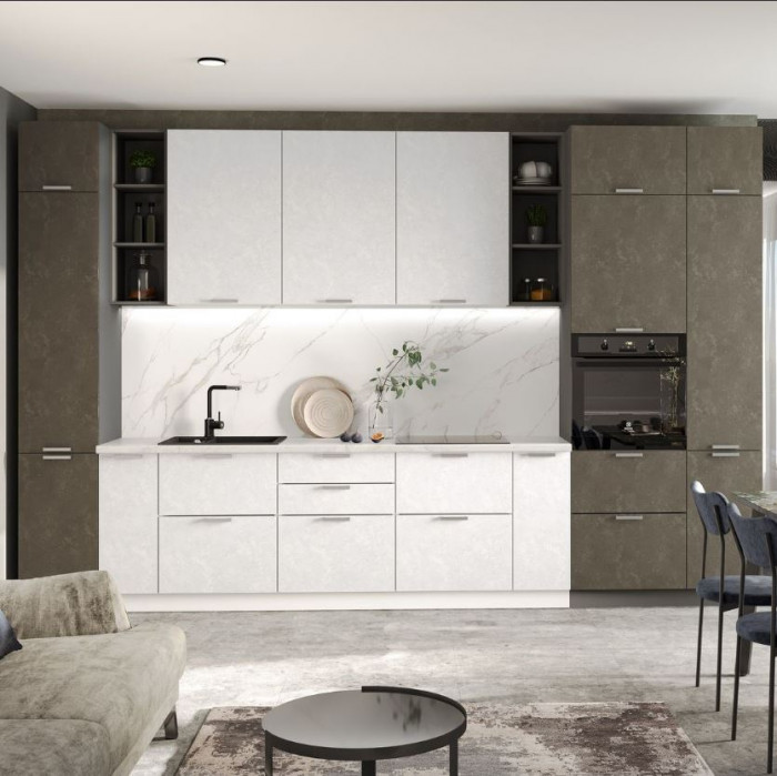Кухня "Бетоны" композиция 4
