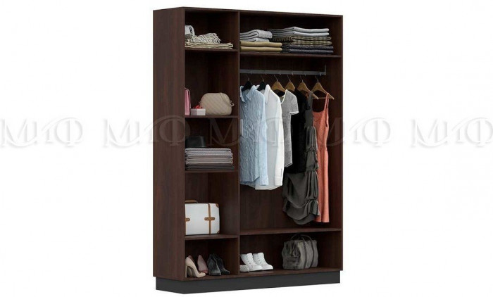 Магнолия Шкаф 3-хстворчатый, орех